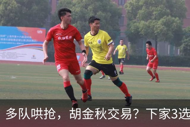 多队哄抢，胡金秋交易？下家3选1，上海热门，转会费或超张镇麟